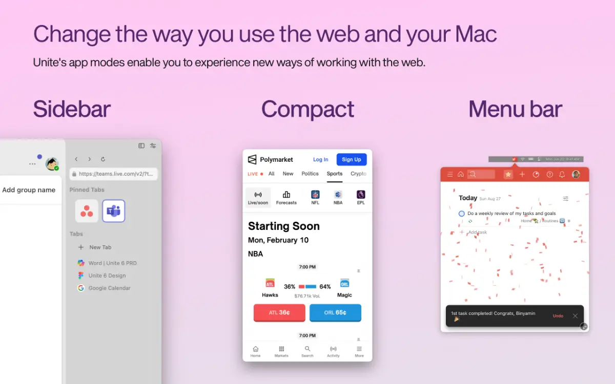 Unite for macOS screenshot 3
