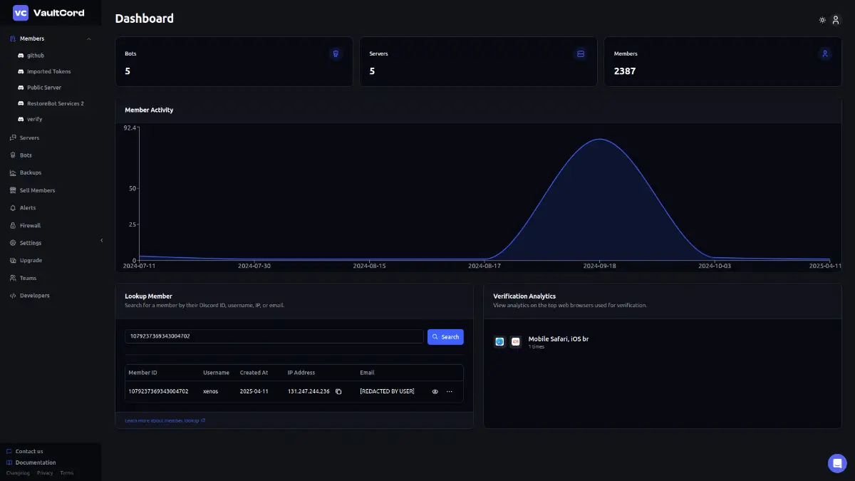 VaultCord screenshot 2