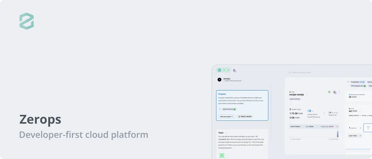 Zerops screenshot 2
