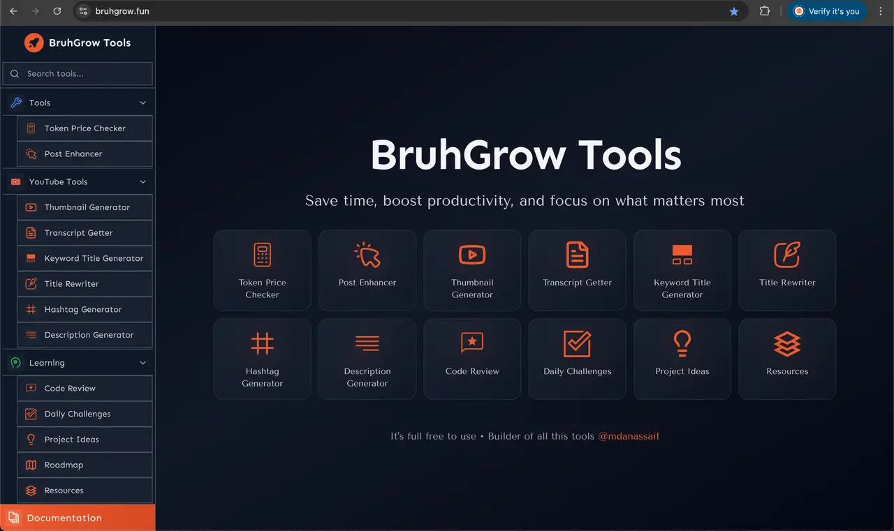 BruhGrow Tools screenshot 1