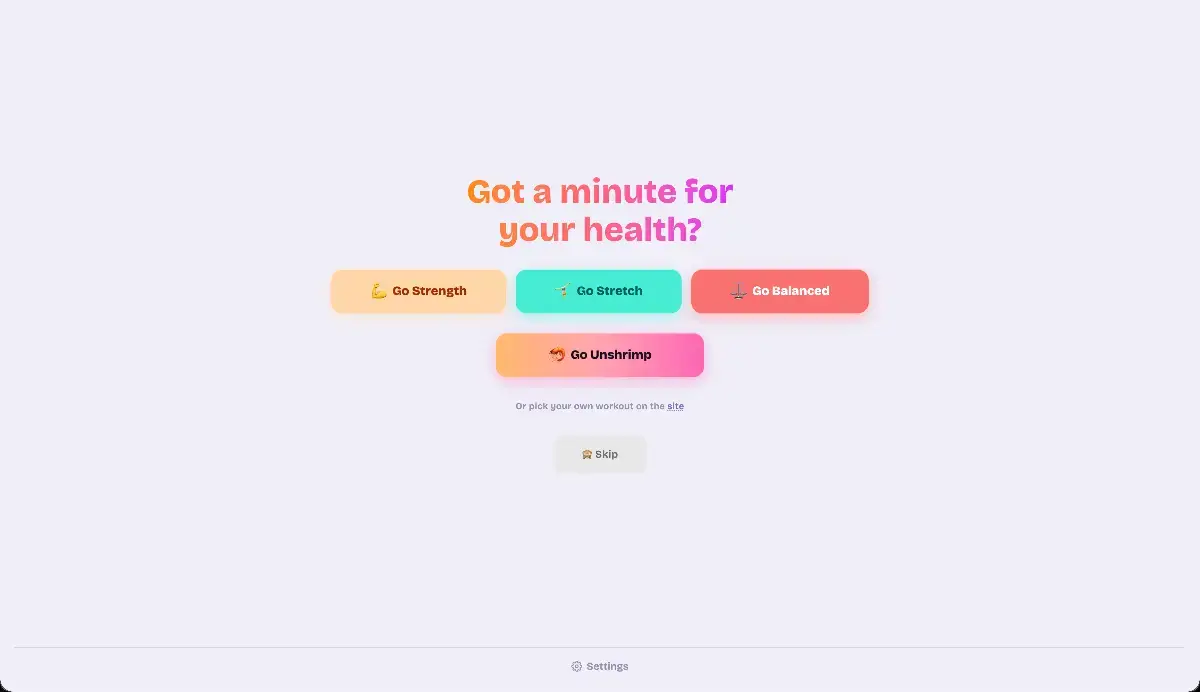 1 Pixel Workout screenshot 2