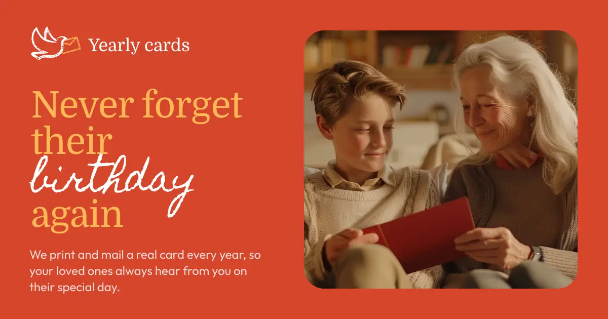 Yearly Cards product image