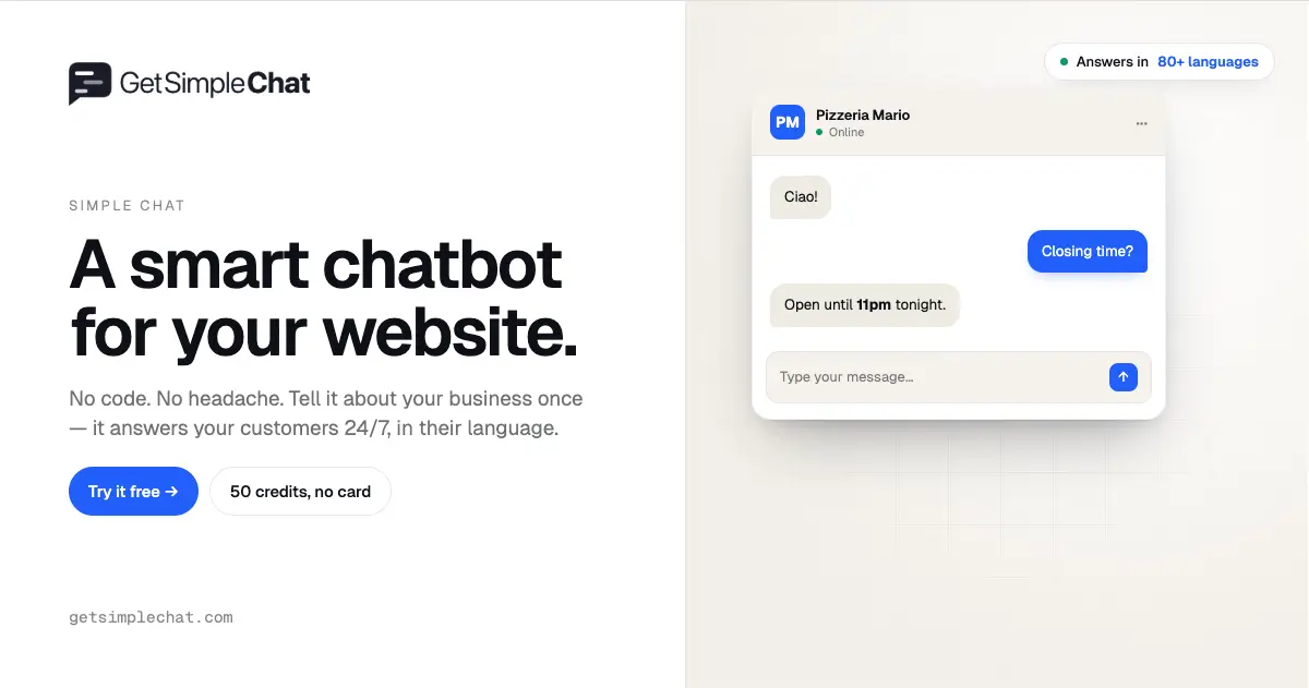 Get Simple Chat image number 01