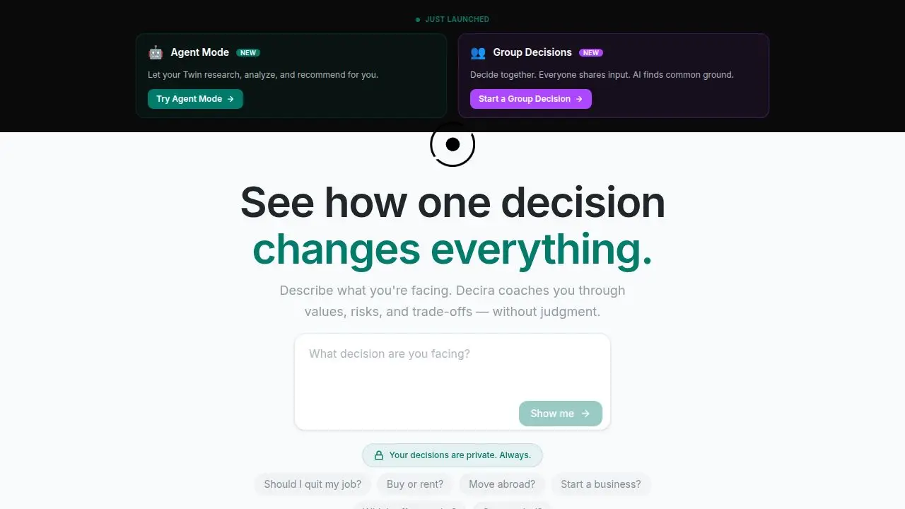 Decira screenshot 1