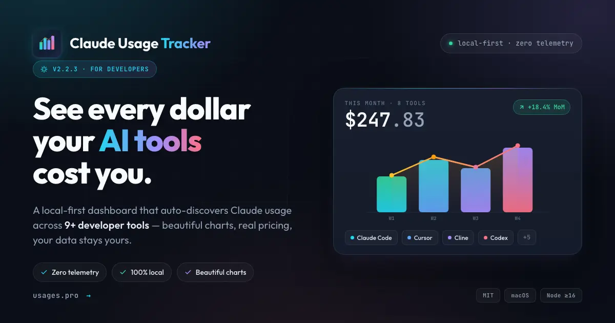 AI Usages Dashboard screenshot 1