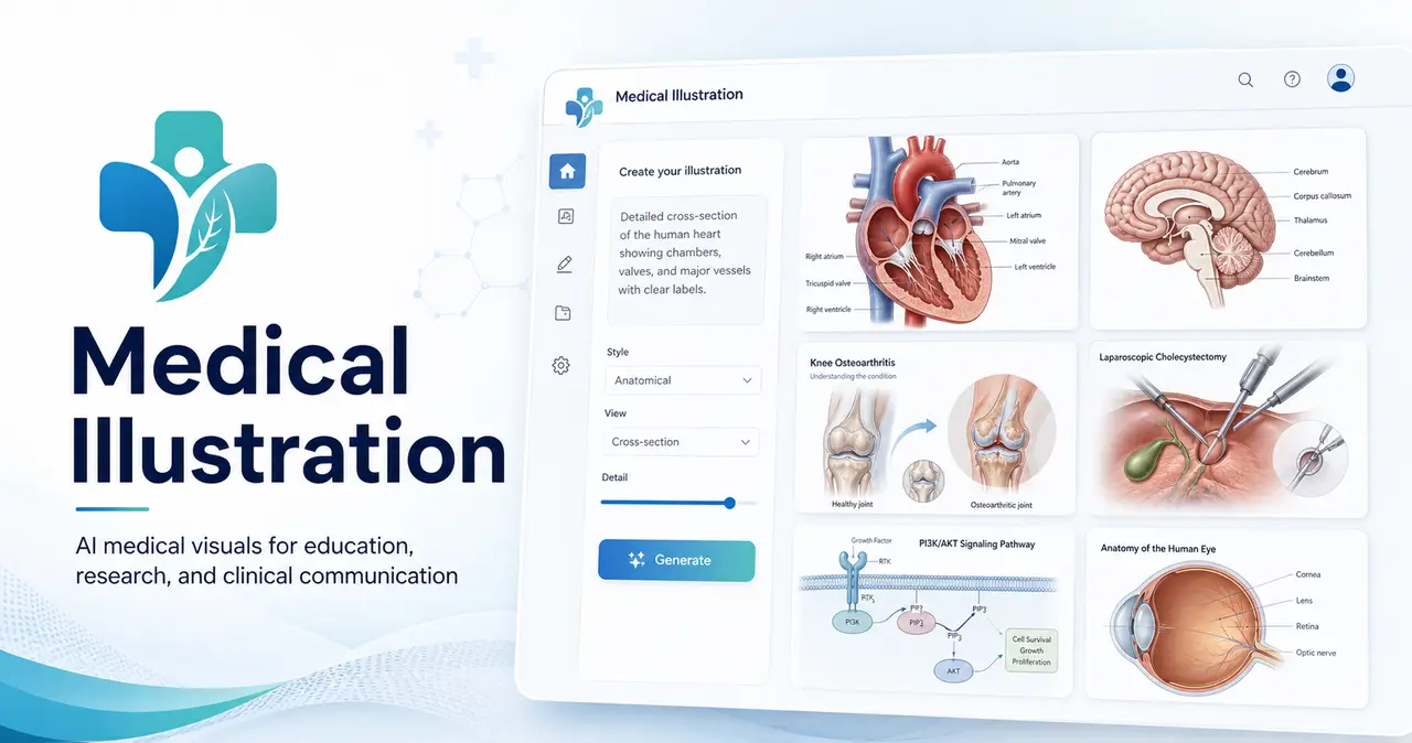 Medical Illustration AI product image