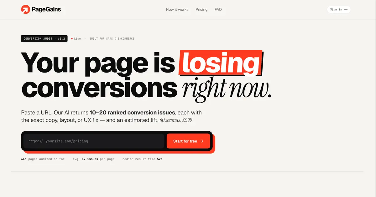 PageGains product image