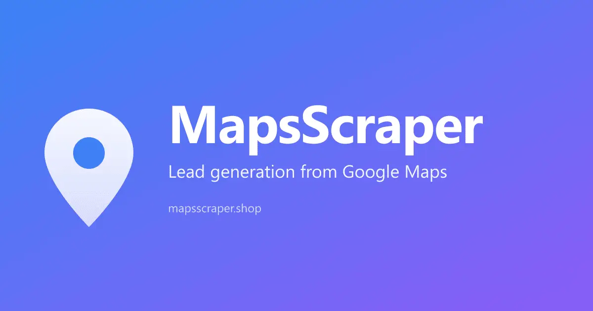 MapsScraper screenshot 1