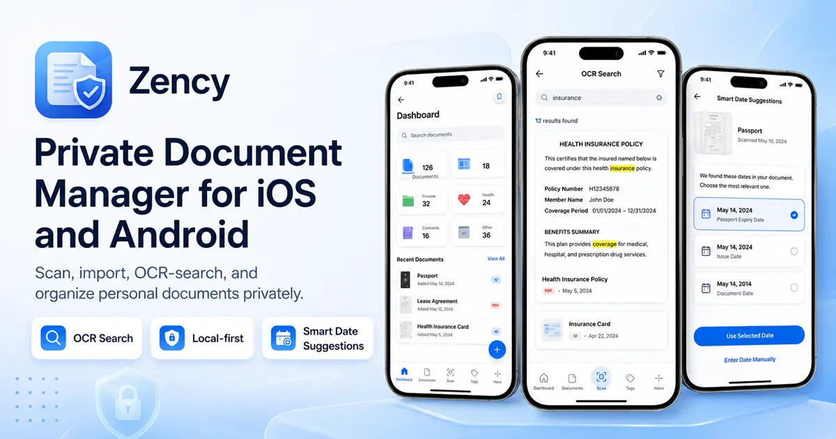 Zency - Smart Document Manager screenshot 2