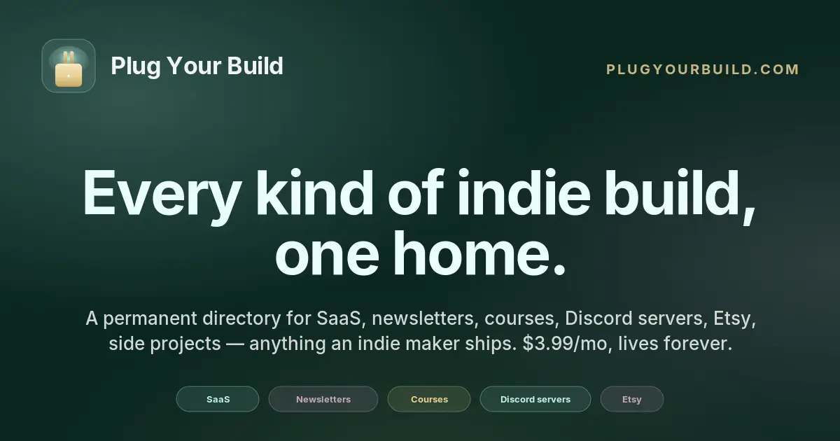 Plug Your Build product image