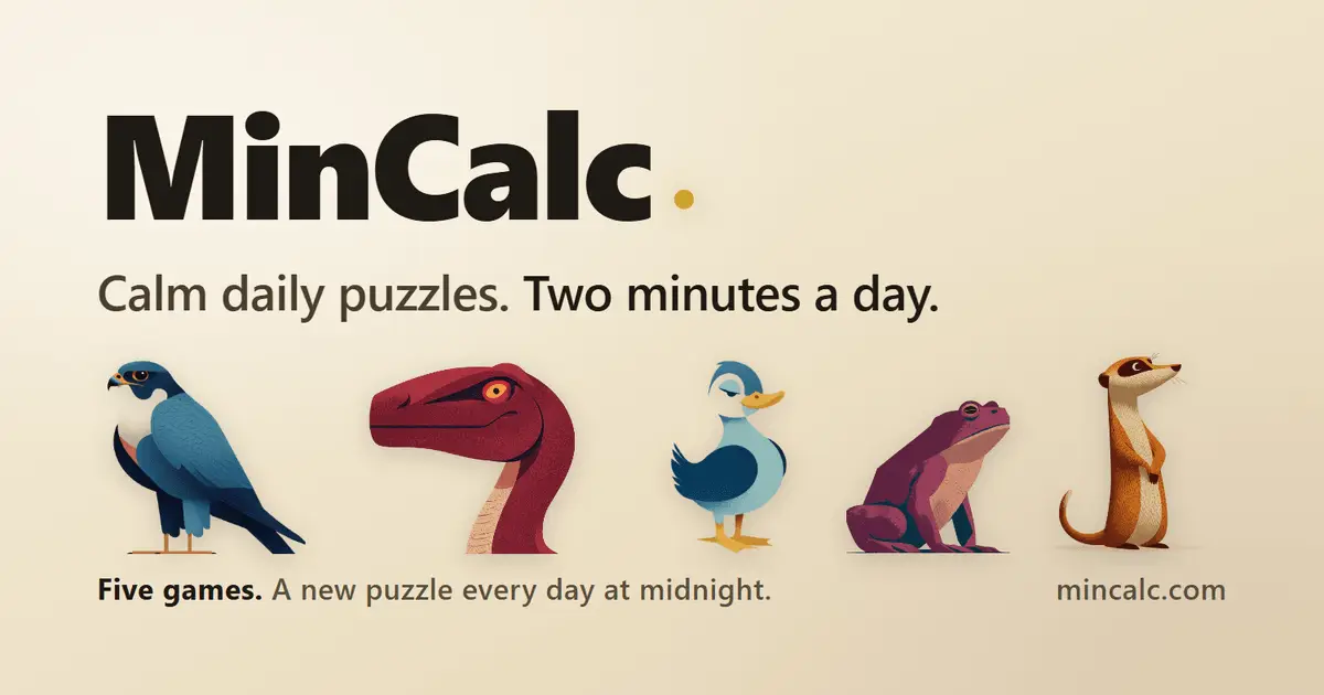 MinCalc screenshot 1