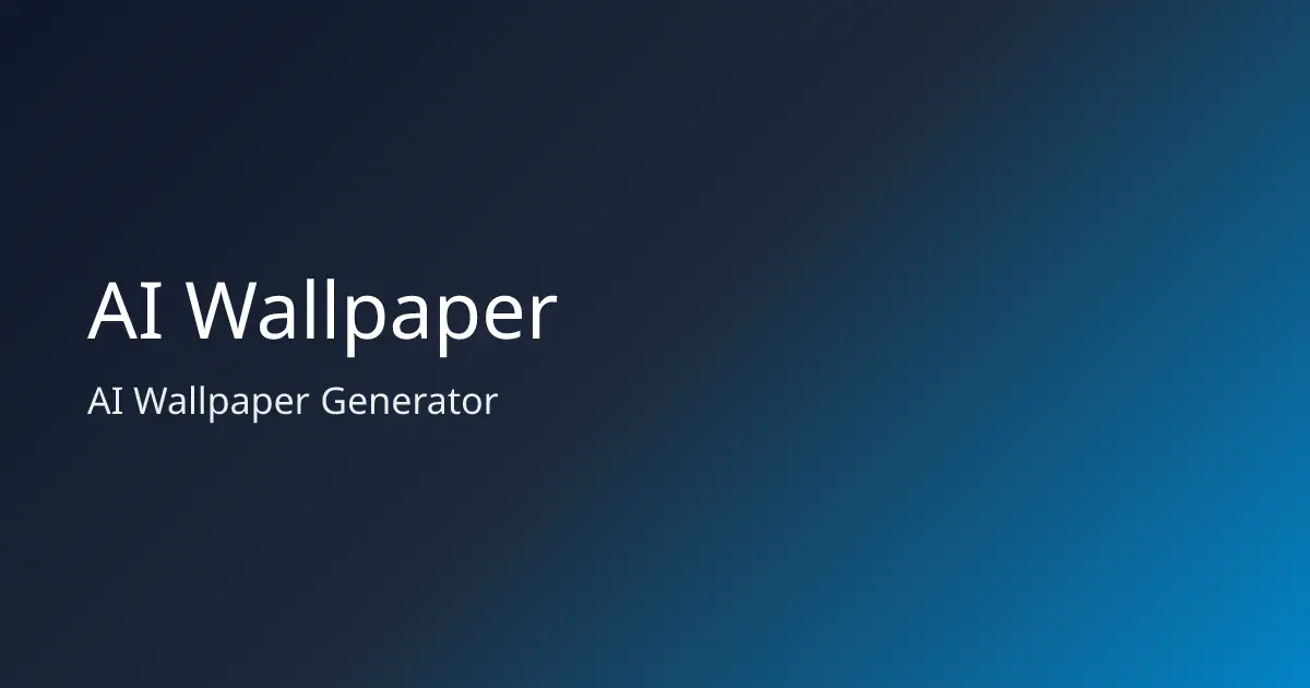 AI Wallpaper product image