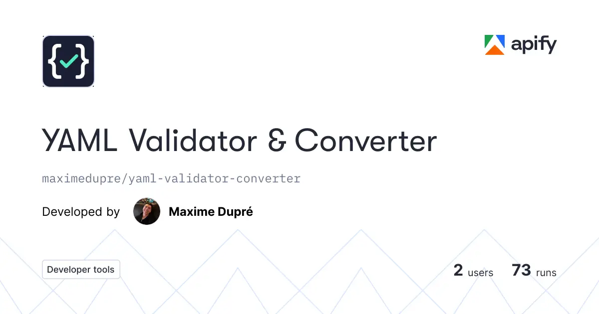 YAML Validator And Converter product image
