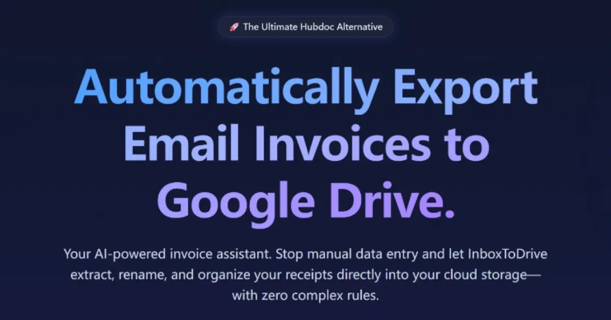 InboxToDrive screenshot 2