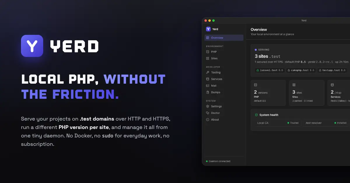 Yerd screenshot 1