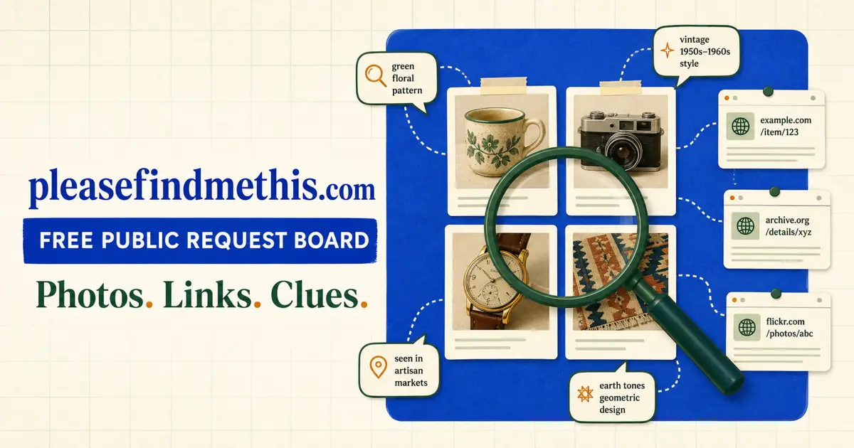 pleasefindmethis.com screenshot 2