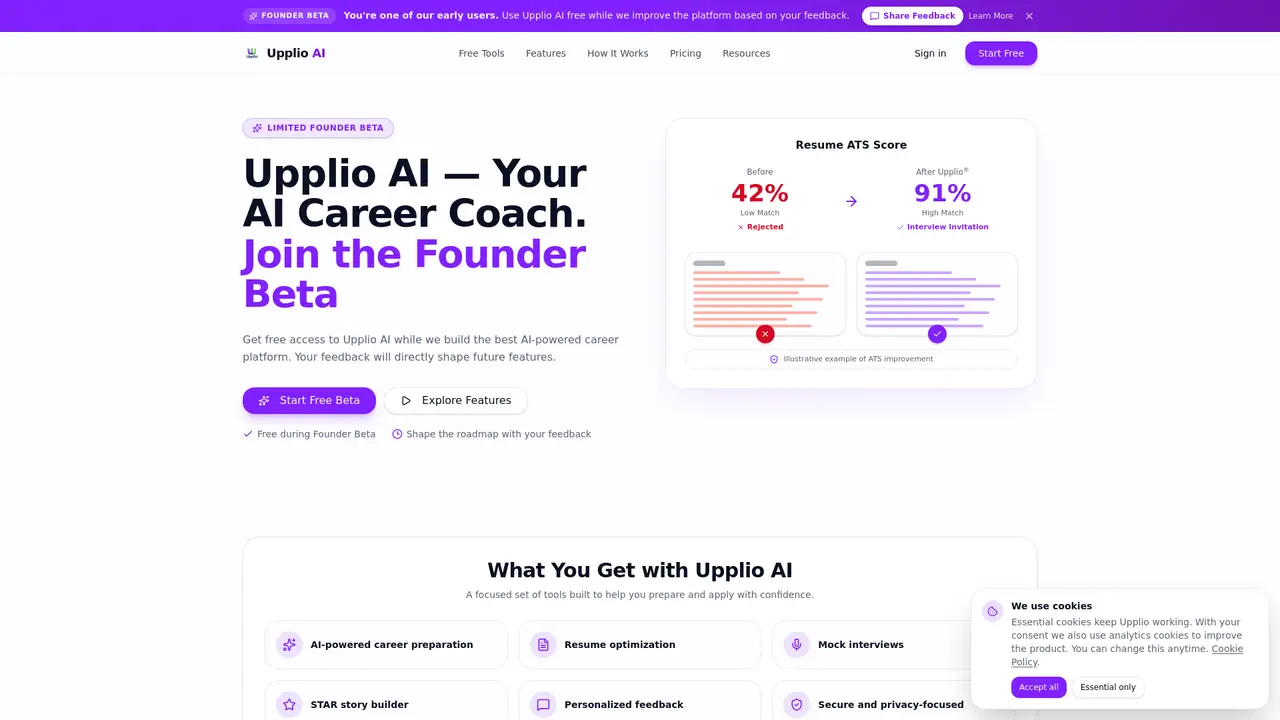 Upplio AI screenshot 2