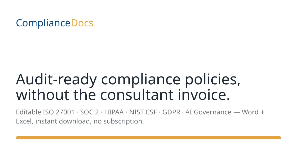 ComplianceDocs product image