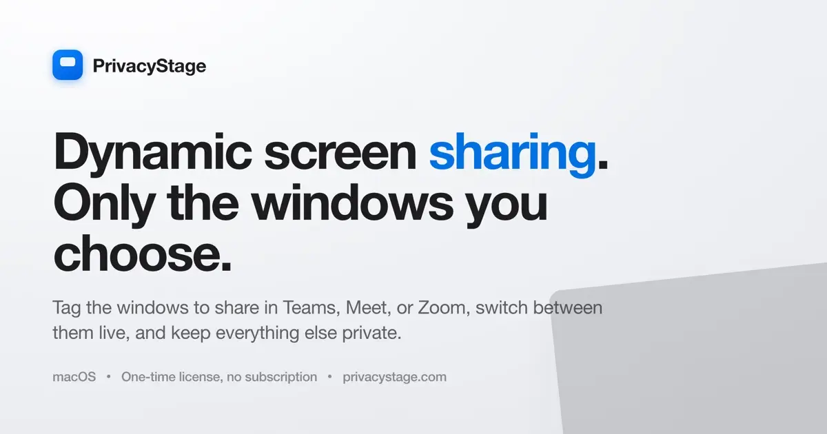 PrivacyStage screenshot 1