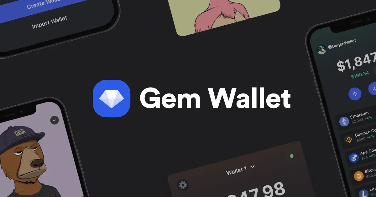 Gem Wallet screenshot 1
