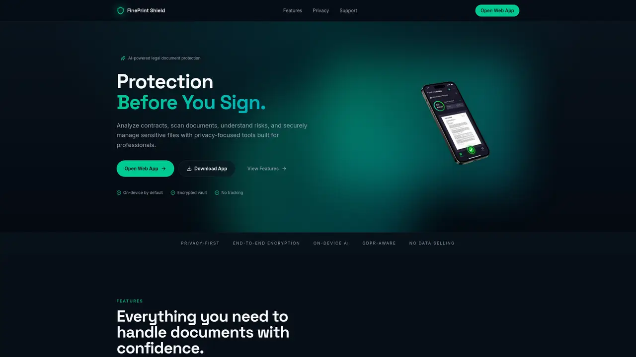 FinePrint Shield image number 01