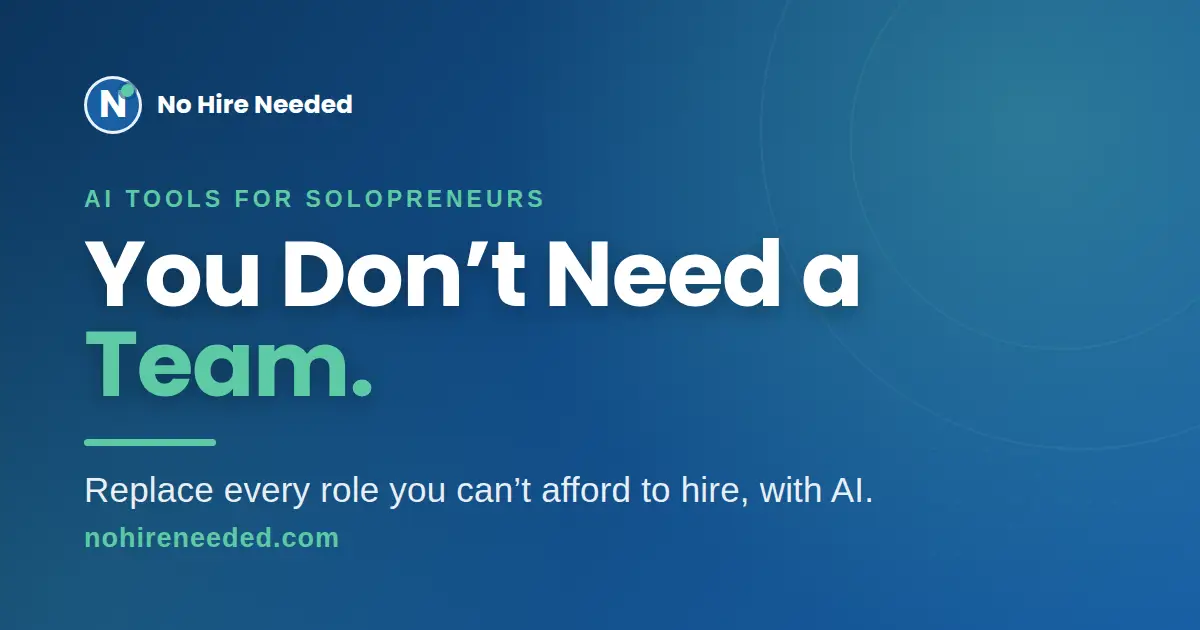 No Hire Needed image number 11