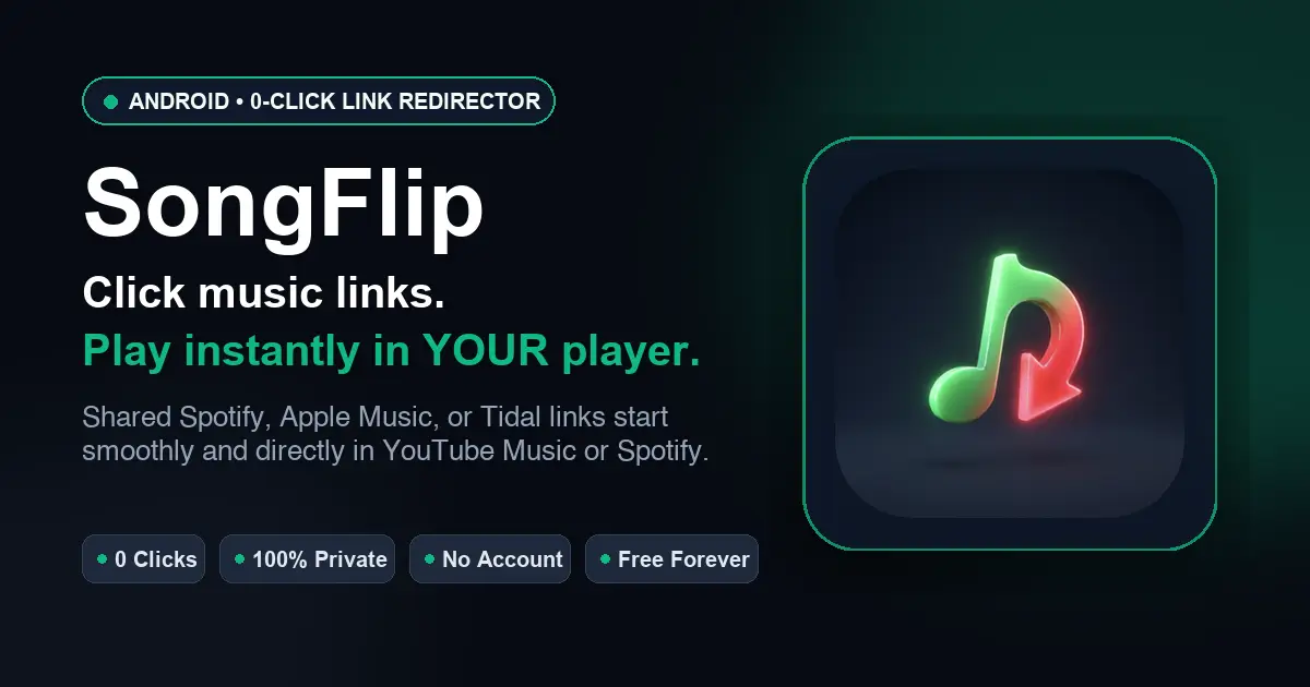 SongFlip Music Redirector screenshot 2