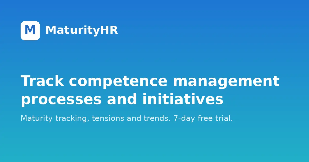 MaturityHR product image