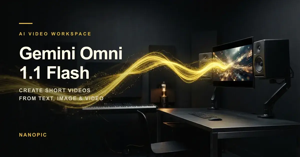 Gemini omni 11 Flash product image