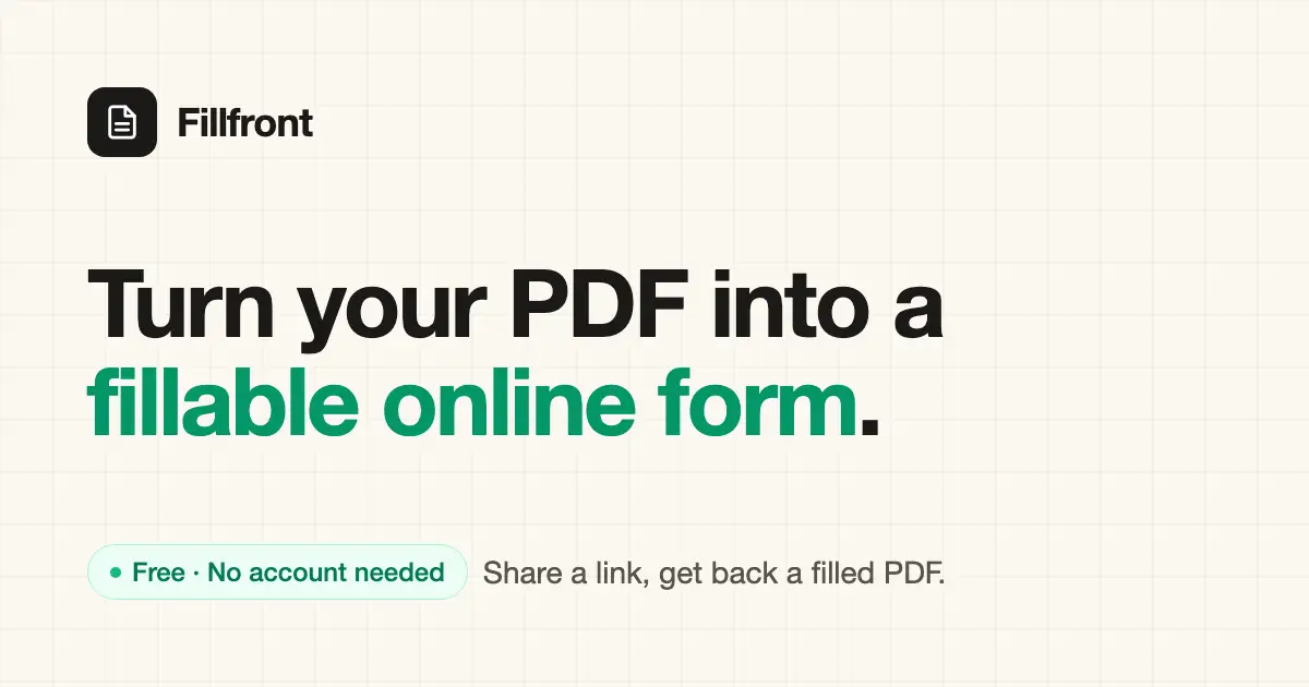 FillFront product image