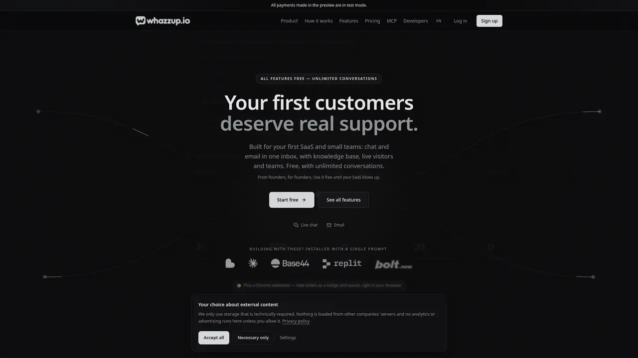 Whazzup screenshot 2