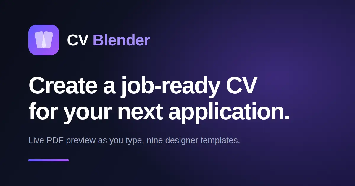CV Blender screenshot 2
