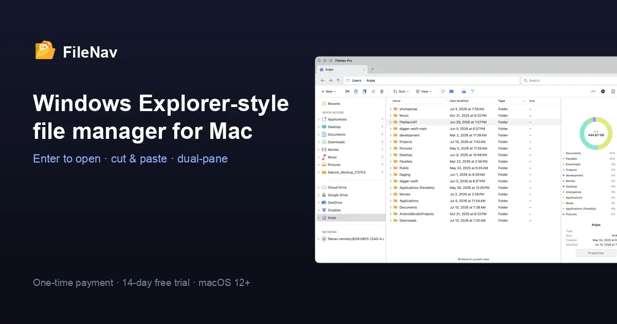 FileNav screenshot 1