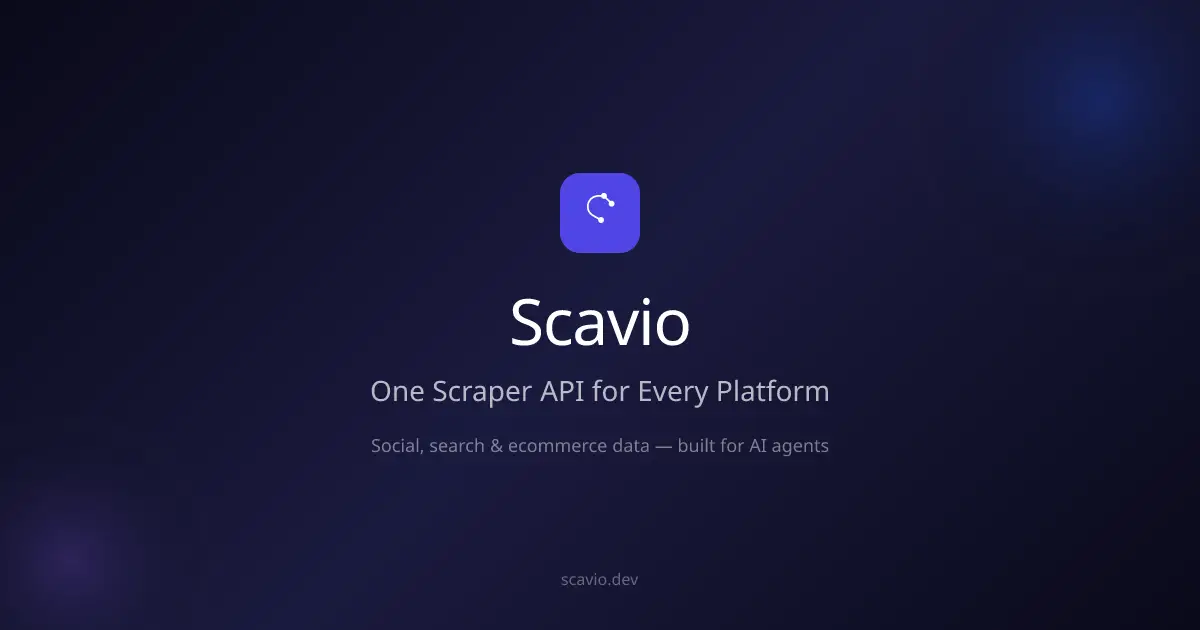 Scavio AI screenshot 2