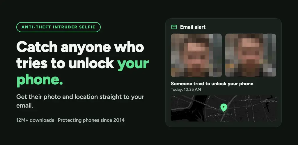 CrookCatcher: Anti-Theft screenshot 1