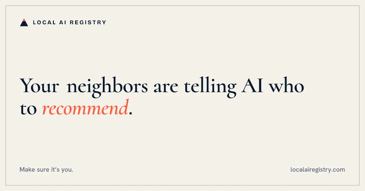 Local AI Registry product image