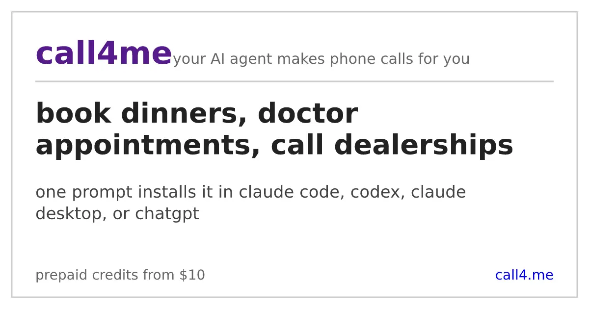 call4me product image