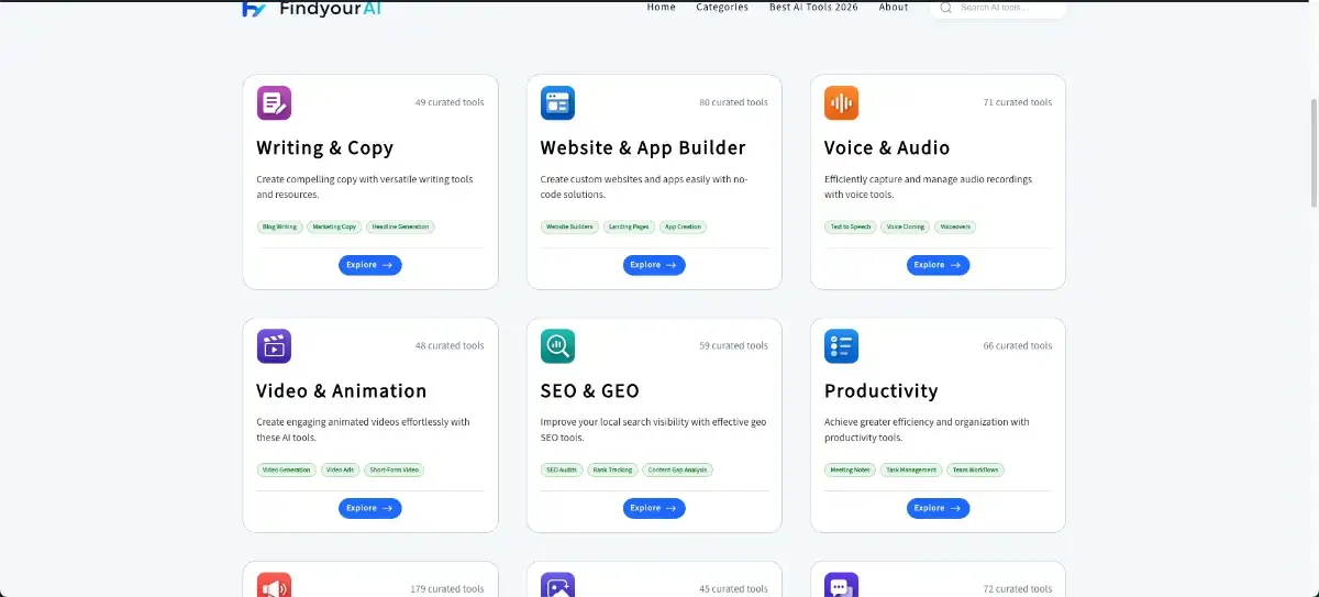 FindYourAI screenshot 2