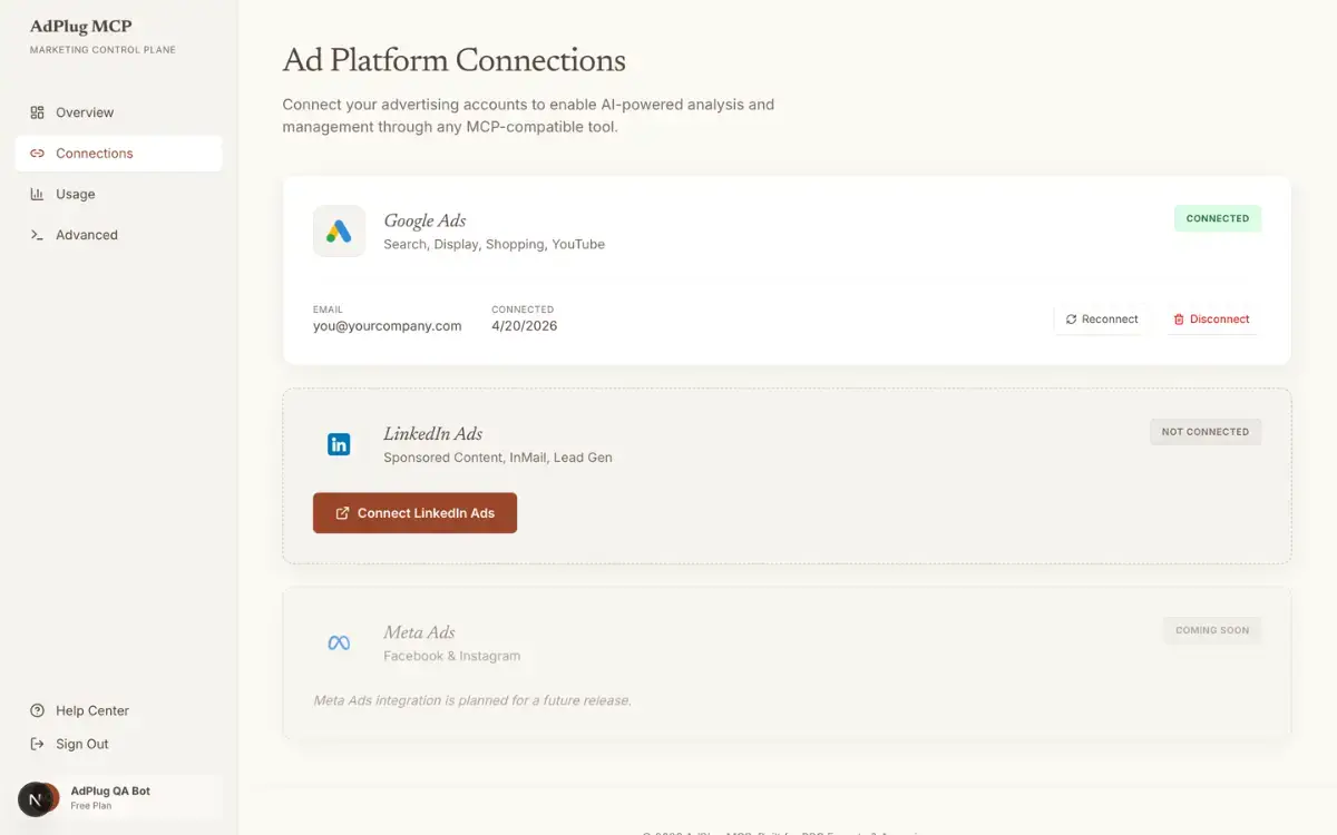 AdPlug MCP screenshot 3