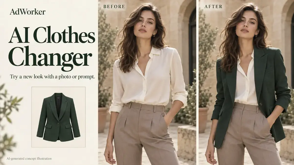 AdWorker AI Clothes Changer product image