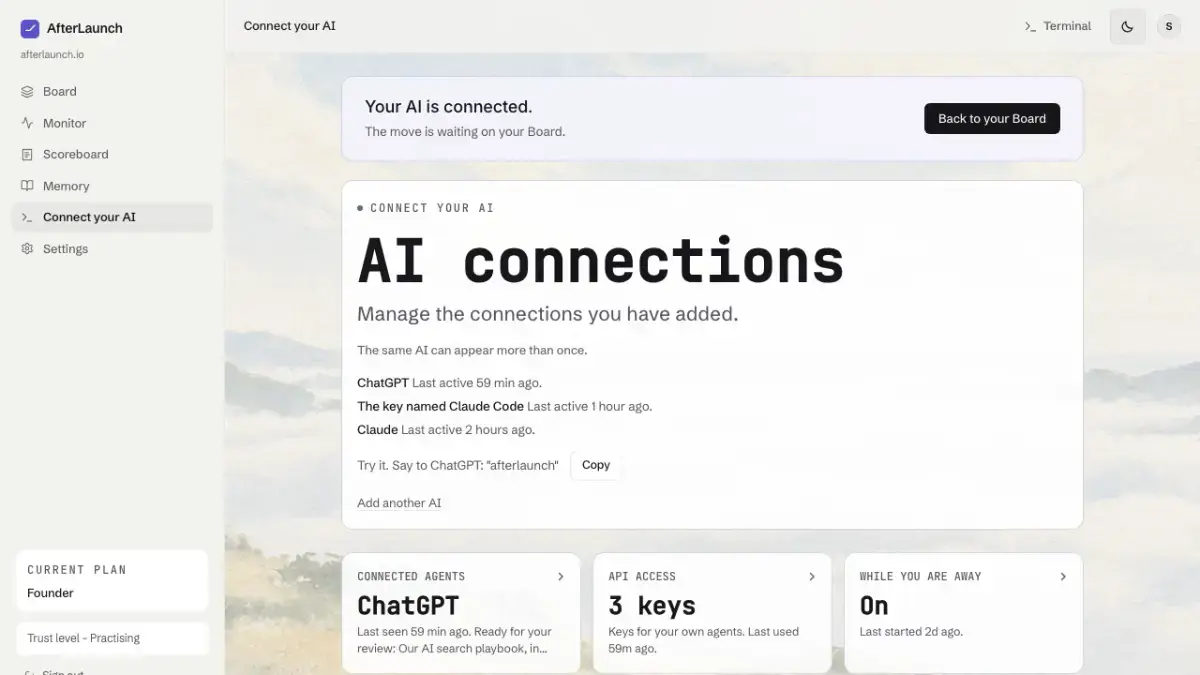 AfterLaunch screenshot 4
