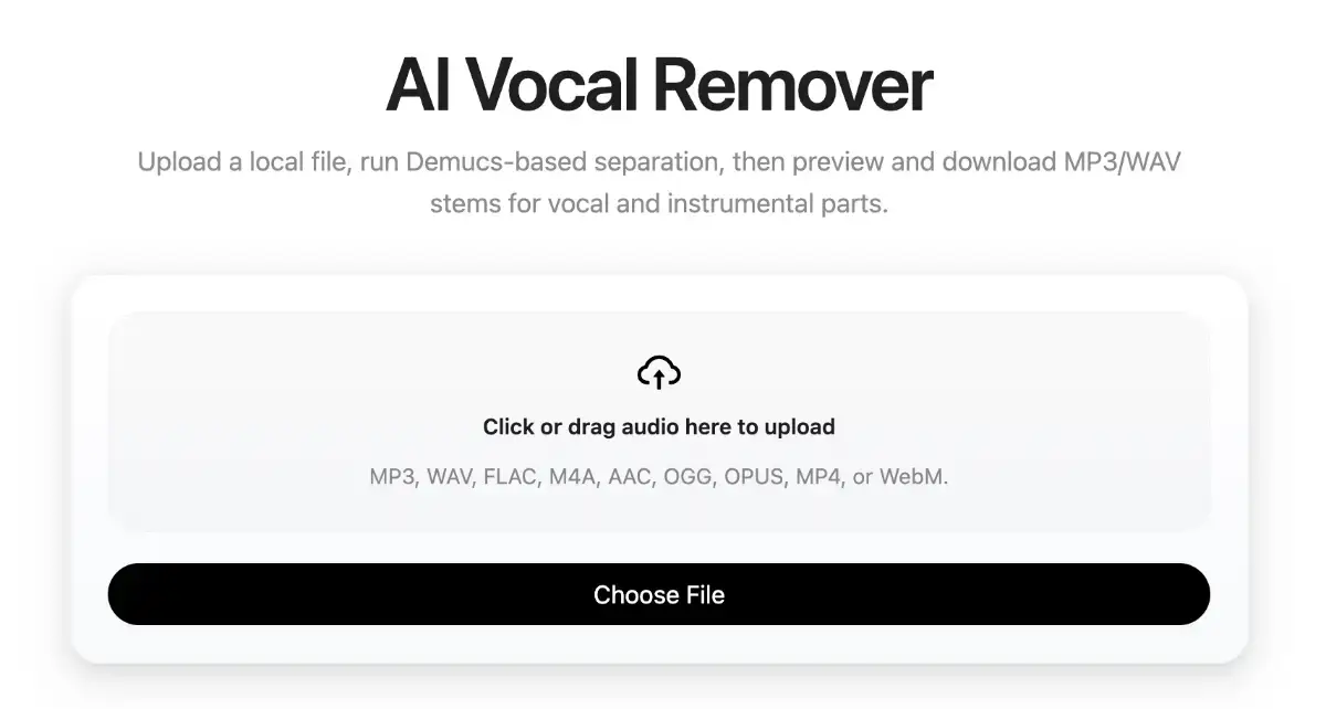 AI Vocal Remover image number 01