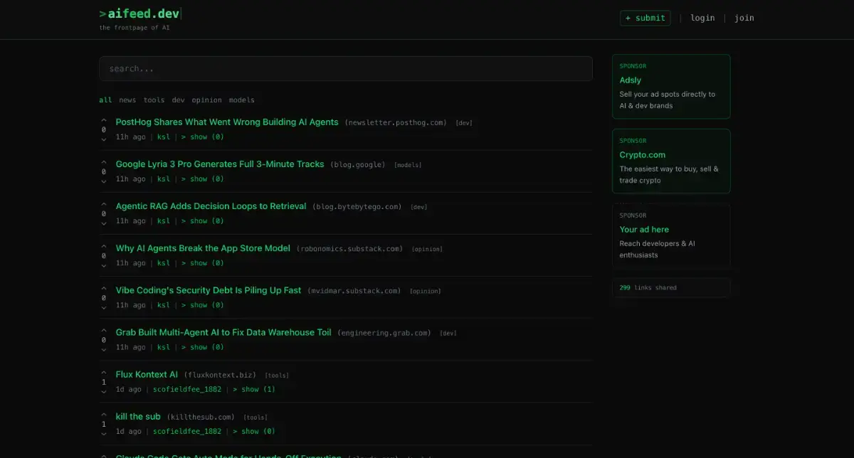 aifeed screenshot 1
