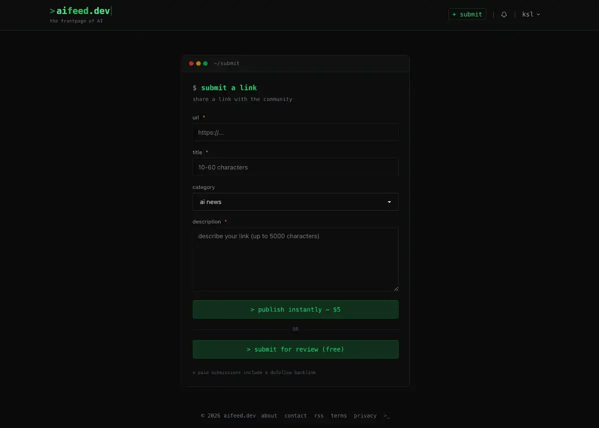 aifeed screenshot 2
