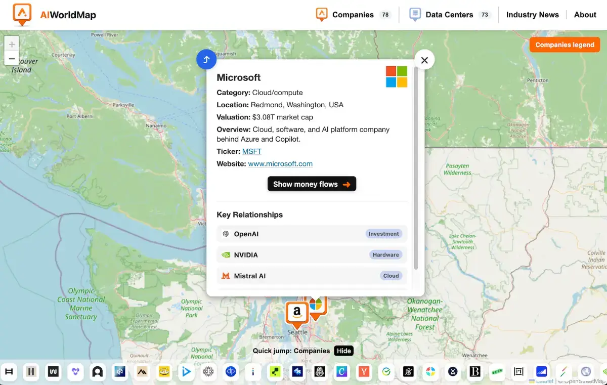 AIWorldMap screenshot 2
