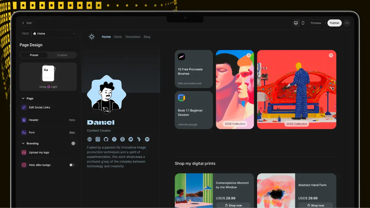 alike page screenshot 2