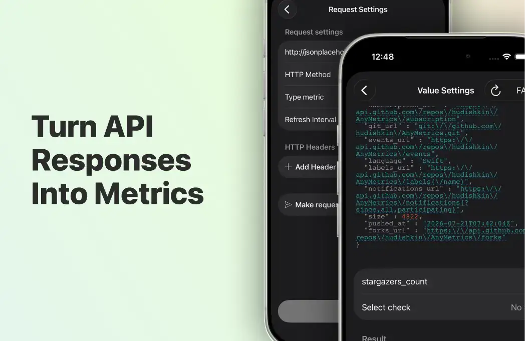AnyMetrics - API to Widget image number 11