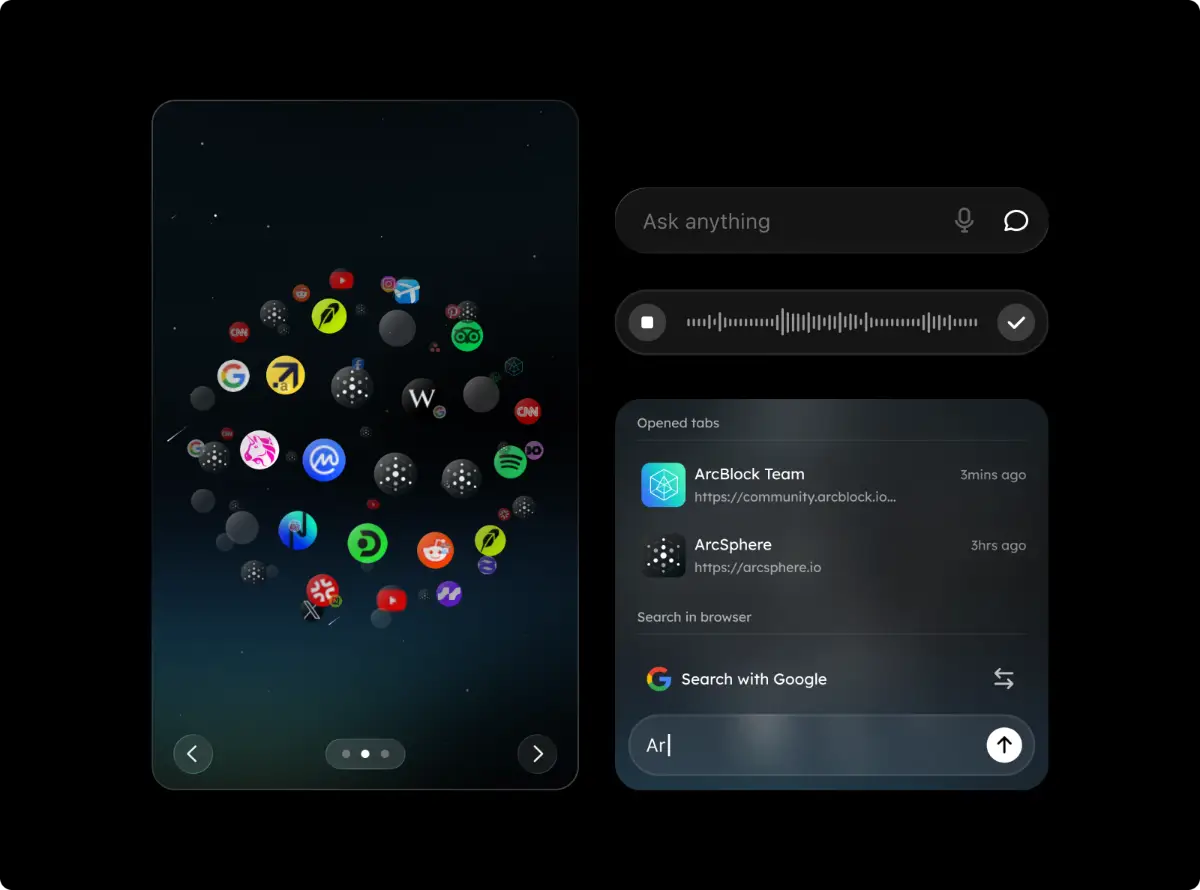 ArcSphere screenshot 1