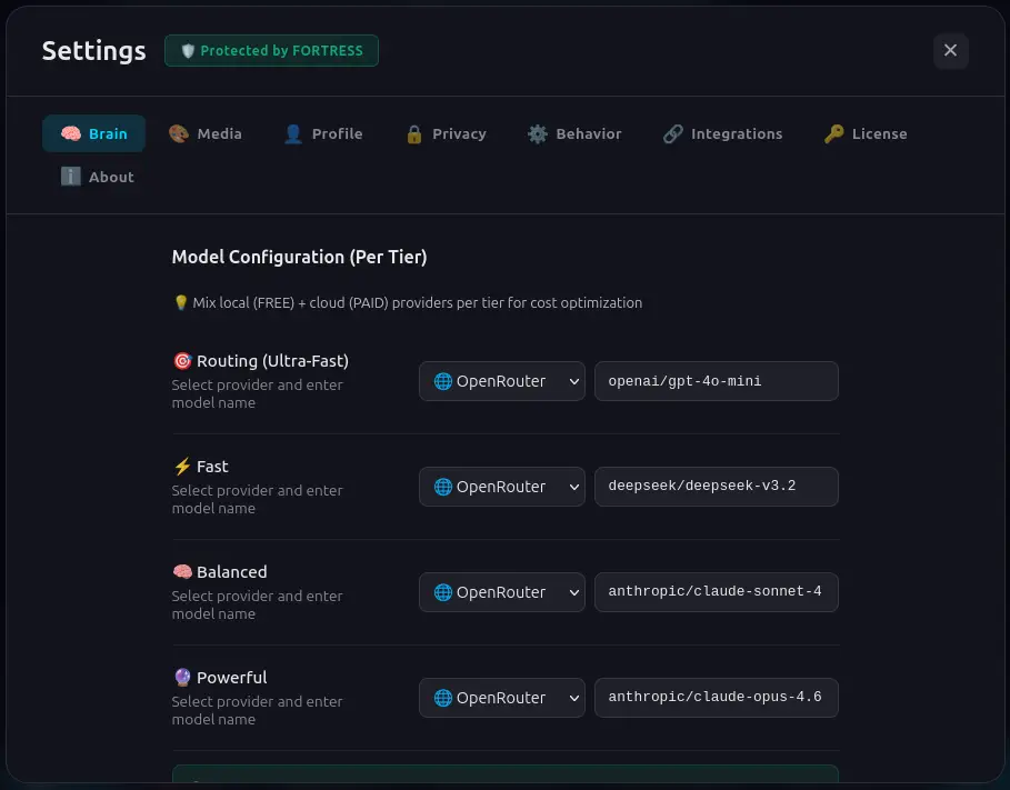 ARIA screenshot 2
