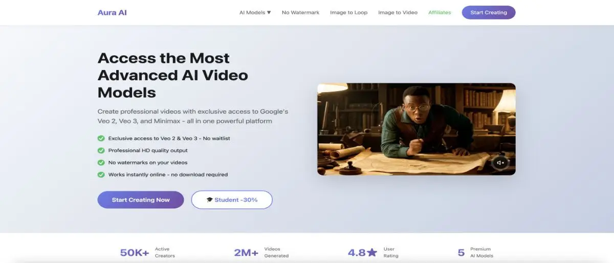 Aura AI screenshot 2